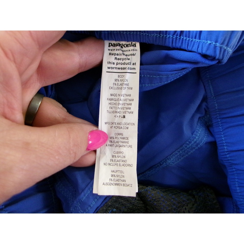 Patagonia Mens XS Cargo Shorts Blue Outdoor Hiking Utility 57436 SP23 - Picture 6 of 8